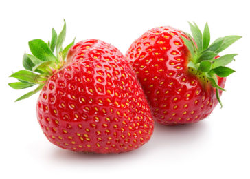 Fruit is from one flower with many ovaries. Examples: strawberries, blackberries