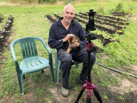 We are so thrilled Uschi has made it to "help" with this course. He has been on chemotherapy for almost a year and is in amazing shape for living with two cancers.